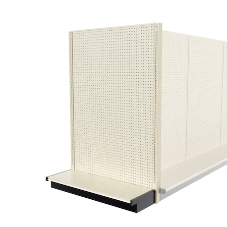 Lozier Shelving End Cap Display, Platinum 48W 72H 16D P476U-EC